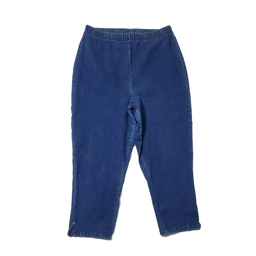 LA Blues Jeans Women’s 14/16 Blue Denim Cotton Blend Stretch Casual #156